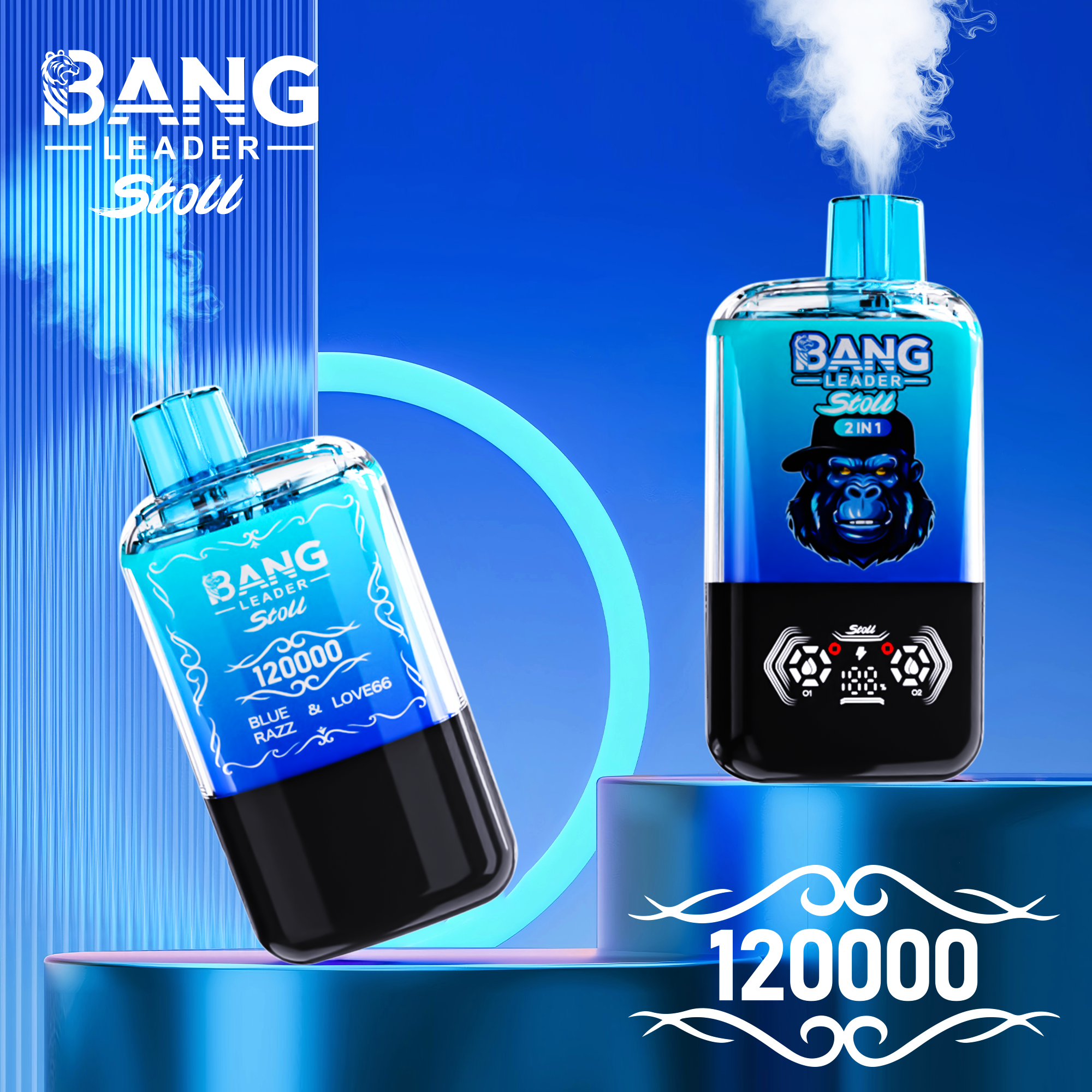 Bang Leader 120K Dual Flavor Disposable Vape – 120,000 Puffs | 2-in-1 - Image 3