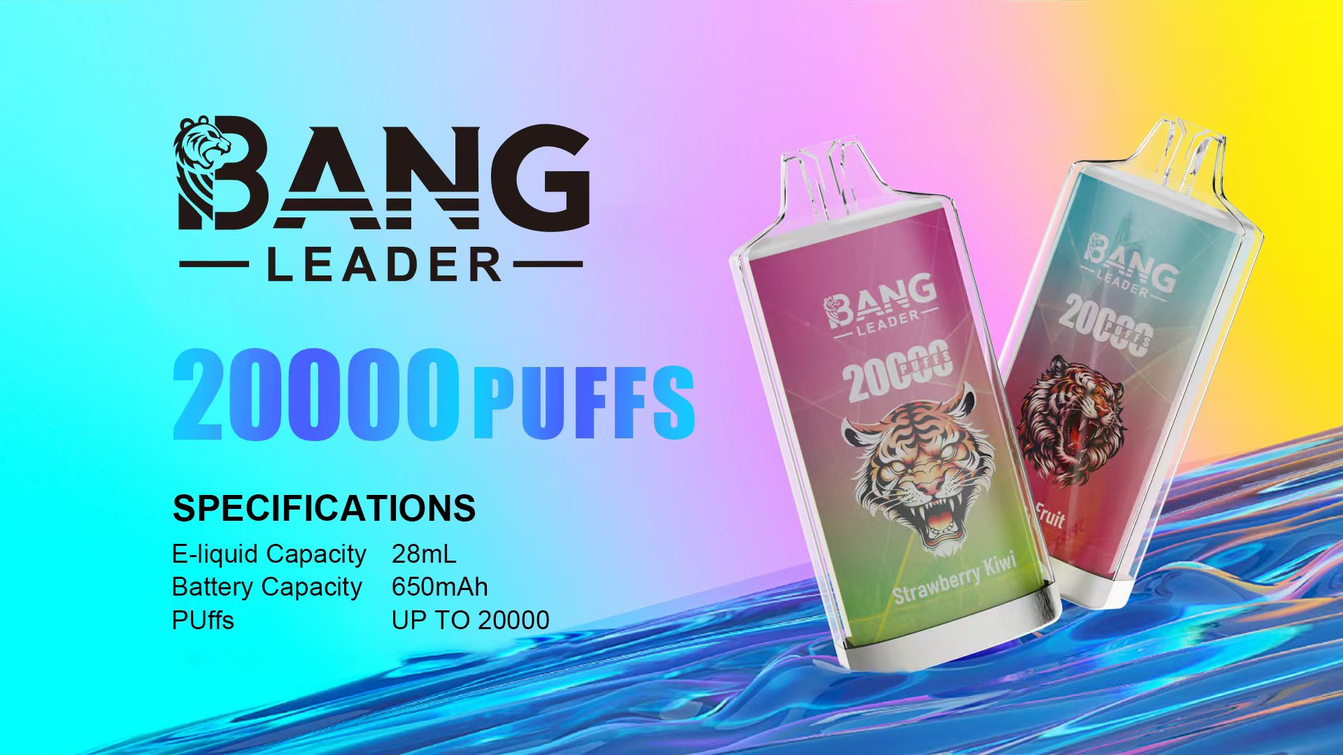 Bang Leader 20K Single Flavor Disposable Vape – 20,000 Puffs - Image 3