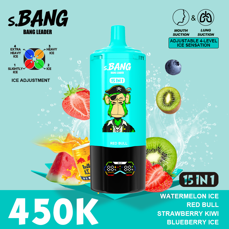 Bang Leader 450K 15-in-1 Disposable Vape – 450,000 Puffs | Adjustable Ice - Image 2