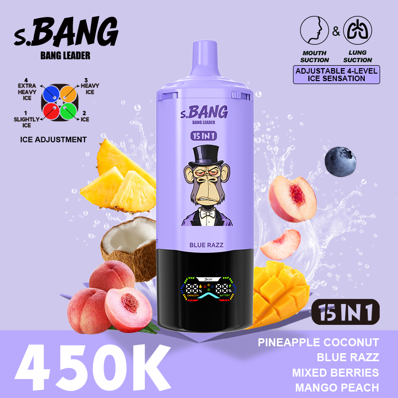 Bang Leader 450K 15-in-1 Disposable Vape – 450,000 Puffs | Adjustable Ice - Image 3