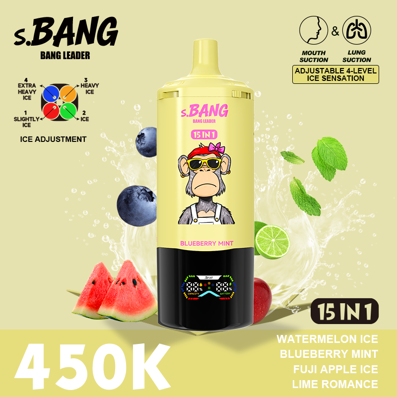 Bang Leader 450K 15-in-1 Disposable Vape – 450,000 Puffs | Adjustable Ice - Image 5